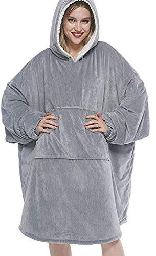 YOULIKE Oversized Hoodie Sweatshirt Blanket - Super Warm Cozy Wearable Hoodies Sweatshirt, Super Soft Comfortable TV Blanket Hoodies, TV Hoodie Blanket for Women Men Girls Boys Kids
