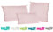 JACK Outdoor Lounge Kissen 3er Set Dekokissen + Füllung Wasserfest Sitzkissen Garten Stuhl Lotus Effekt 30x50 + 40x60 + 45x45cm, Farbe:Rosa