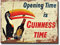 Guinness - Targhette in metallo per bar, accessori da bar per casa, pub o giardino, pub, idea regalo per uomo, insegna commemorativa vintage