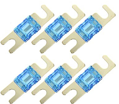 X AUTOHAUX 6pcs 100A AFS Mini ANL Fuse for Car Truck Motorcycle Boat Audio CDs