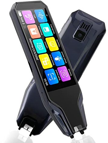 Stylo de Traduction Numérisation, Appareil de Traduction en 134 Langues, Stylo de Lecture pour La Dyslexie, Prise en Charge Parole et de La Numérisation vers Le Texte, Stylo de Lecture OCR Numérique