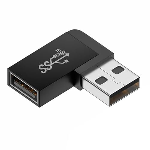 CY 10Gbps USB3.0 maschio a femmina estensione dati adattatore video 90 gradi angolo sinistro