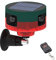 KEEDA Solar 129dB Sound & Blitzlicht 360° Bewegungssensor Alarm, Aufzeichnung Benutzerdefinierter Nachrichten Sirene Security Alert für Bauernhof Obstgarten Garten (Rot)