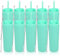 Volhoply 480ml Gobelet Plastique Skinny Avec Couvercle et Paille - Pack de 4, Isolé Double Paroi BPA Free Matte Acrylique, Pour Café Glacé et Voyage, Party Cup, Cadeaux DIY (Vert, 10 Set)