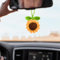 Jeffdad Gehäkelte Rückspiegel Anhänger, Niedliche Sonnenblume Auto Rückspiegel Ornament Auto Rückspiegel Dekoration Handgefertigt Gestrickt Anhänger für Autospiegel Türen Zuhause Büro für Frauen