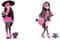 Monster High Draculaura-Puppe mit ihrem Haustier & Draculaura Puppe - Vamp-tastische Mode, Umhang, Accessoires, Haustierfledermaus, für Kinder ab 6 Jahren, HHK51