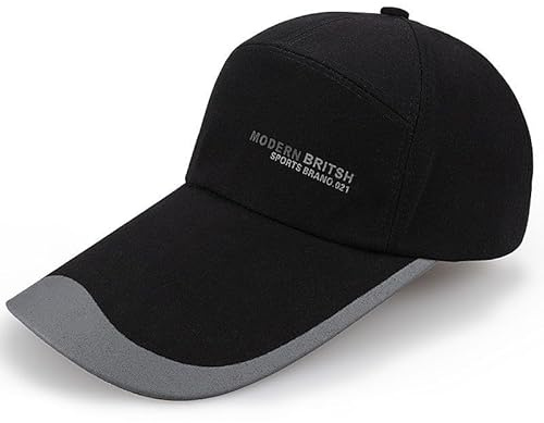 TCNGKIJIUK Casquette de Baseball Hommes Femmes Casquette Visière Longue Chapeau de Soleil Réglable Anti-UV Chapeau de Golf Respirant pour Voyage Pêche Randonnée Tennis