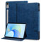 Mldjomid Funda para Tablet Lenovo Tab P12 12.7 2023 Funda Protectora, Cuero PU Flip Business Cover con Ranura para Tarjeta y Función de Soporte Funda Magnética, Hebilla de Gato Azul Real