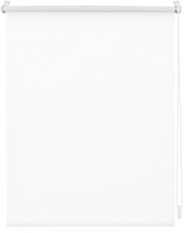 Lichtblick Thermo-Rollo Madrid ohne Bohren Klemmträger lichtdurchlässig Weiß 100 cm x 190 cm (B x L)