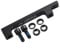 For ROTOR Bike Bicycle Disc Brake Adapter, For 160mm Post Fork Mount to 180/203 mm, Aluminum Alloy Construction, Front and Rear Wheels (Black 203mm)