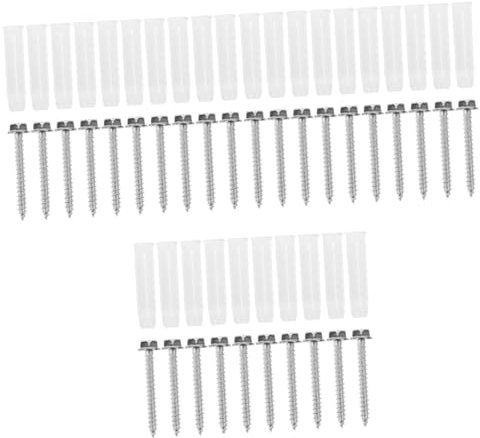 SOLUSTRE 30sets Tv Mount Screws Kit Drywall Anchor Set Expansion Fixings for Wall Mount Tv