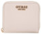 GUESS Women Laurel SLG SMALL Zip Around Wallet, Bone
