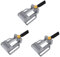 ARTIBETTER 3pcs 90 Right Angle Clamp Corded Hose Wrench Spreading Pliers Woodworking Clamps Drill Tool Organizer Countersink Burrs Corner Clamp Steel Silver