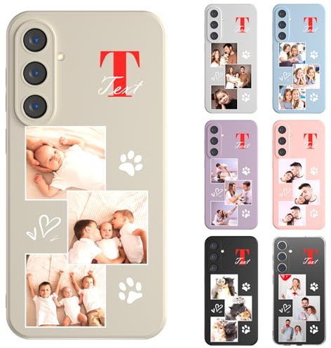 CHABDA Personalisierte Handyhülle mit Bild Foto Text für Samsung Galaxy A16 4G/5G Selbst gestalten für individuelle TPU Hülle mit Eigenem Foto Bild Text Selbst Gestalten Custom Case Mehrfarbig