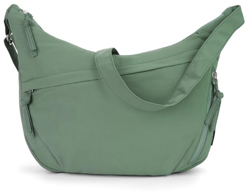 YOVIEE Halbmond Umhängetasche Damen Crossbody Bag mit Schultertasche Handtasche Funktion verstellbarer Gurt strapazierfähiges für Reisen Arbeit Uni Alltag