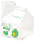 KIXZSAZ Vidrio de cartón de leche cuadrado duradero: a prueba de rasguños y fácil de verificar Excedente Anticorrosión Creamer Kawaii Cup Box, Palta, 301-400ml