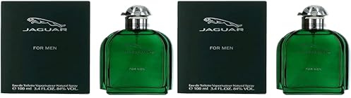 Jaguar Jaguar Green Agua de Colonia - 100 ml (Packung mit 2)