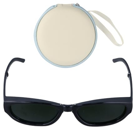 Culianvog Laserschutzbrille,IPL 200-2000nm infrarot schutzbrille mit Schutzhülle,laser brille Mit UV-C-Schutz für haarentfernung,Kosmetologie & Solarium,IPL Schutzbrille Laserbrille für Männer Frauen