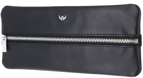 Golden Head Leder Schlampermäppchen Frankfurt Stifteetui 6812 Schwarz