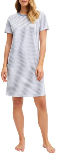 CALIDA Cotton Special Kurzarm-Nachthemd Damen | weich, pflegeleicht, formbeständig, lockere Passform, Länge 95cm