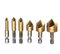 EsportsMJJ 6X 6Mm-19Mm 5-Flöten-Bohrer-Bit-Satz 90 Counter Sink Fase Cutter 1/4 Inch Hex Schaft