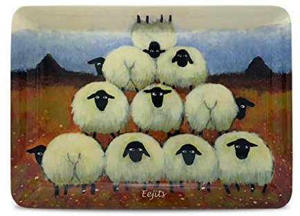 Eejits Melamine Tray by Thomas Joseph - Sheep Gift