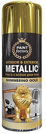 Paint Factory Spray All Purpose Gold Metallic, 400 ml