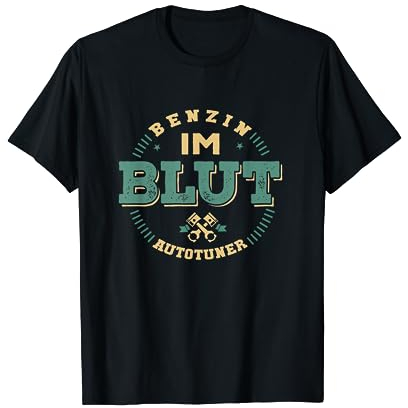 Auto Tuning Tuner Benzin im Blut Turbolader Big Boost Tee T-Shirt
