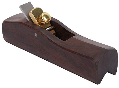 Holzhobel, Winkelhobelmaschine, Schreiner Tischler Handhobel Einhandhobel Holzbearbeitung Handwerkzeug mit 65 Mangan Klinge zum Schneiden, Polieren, Entgraten von Holzbearbeitungsflächen(120mm)