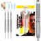 Target Darts Unisex-Adult Gabriel Clemens 90% Wolfram Steeldarts-Set (21Gr) Dartpfeile mit Stahlspitze, silber