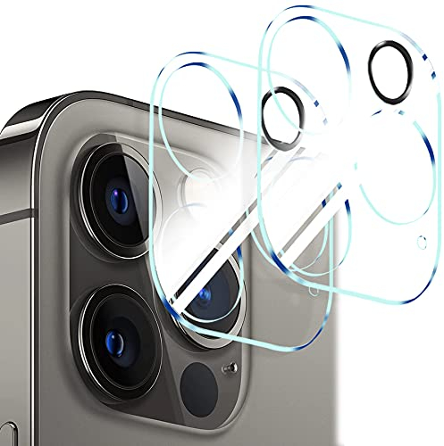 mtb more energy® 2X Kamera-Schutz-Glas für iPhone 12 Pro Max (6.7'') - Volle Abdeckung - Schutzglas Glasfolie Rückseiten-Cam Linse