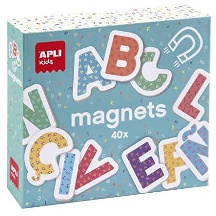APLI Kids 18884-Holz Alphabet ABC-Magnetische Buchstaben empfohlen für über 3 Jahre (18884)