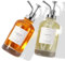 MoliMoli Lot de 2 distributeurs de sirop de café pour bar à café, distributeur de sirop en verre avec pompe, bouteilles de sirop d'érable/café, distributeur de sirop simple avec étiquettes de sirop de