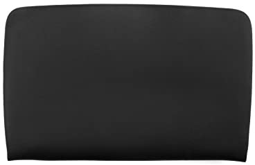 LIMBQS Schwarzer Sitzbezug für Mercedes Benz W205 W213 X253 W257, Echtleder-Rücksitztasche Ersatz für Mercedes Benz C-Klasse E-Klasse GLC CLS