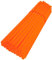 cyclingcolors 72x Couvre Rayon Roue Avant arrière Jante Tube Paille Fendue 235 mm (21 Pouces) idéal vélo BMX Fixie Moto cyclomoteur Pit Dirt Cross (Orange)