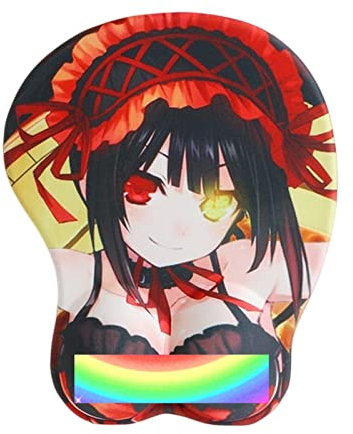 FORKIS Anime Mauspad Mousepad Creative Cartoon Anime 3D Brust Silikon Maus Mäuse Pad Handgelenk Stütze Hohe Qualität-4N2760