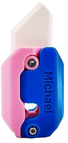 3D Printed Turnip Knife Toy, Customizable Plastic Gravity Knife Toy, Mini Fidget Toys for Adults & Teen (C)