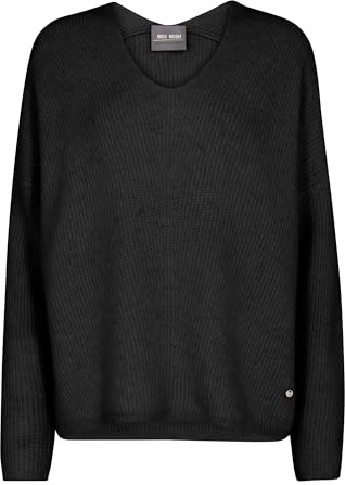 Mos Mosh MMThora V-Neck Knit 801 Black - S