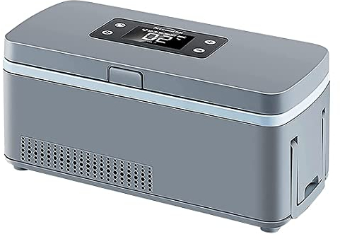 WSMYGS Nevera De Insulina Enfriador De Insulina Portátil con Carga USB Refrigerador Nevera De Insulina Nevera De 2-8 Grados para Viajes, Enfriador De Insulina Doméstico