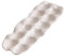 MagiDeal Porte-œufs en céramique, Organisateur d'œufs, décor de Cuisine, Distributeur d'œufs Pratique, Plateau à œufs pour étagères de Garde-Manger, 12 Grille