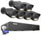 ANNKE 3K/5MP Überwachungskamera Set Aussen, 6X 3K PoE IP Outdoor Kamera mit Smarter Personenerkennung und Fahrzeugerkennung, 8CH 4TB HDD NVR für 24/7 Videoüberwachung, 100 Fuß Nachtsicht