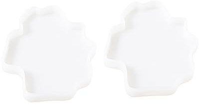 HOODANCOS Lot De 2 Moules En Résine Époxy Pour Miroir Tasse Tapis Décoration Dintérieur Petite Taille Réutilisables