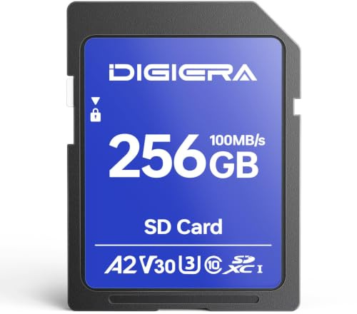 Carte mémoire SDXC UHS-I CS100 256 Go – Jusqu’à 100 Mo/s, C10, U3, V30, 4K UHD, pour Ordinateurs, appareils Photo numériques, systèmes Home cinéma, systèmes de Navigation Automobile (1 Carte)