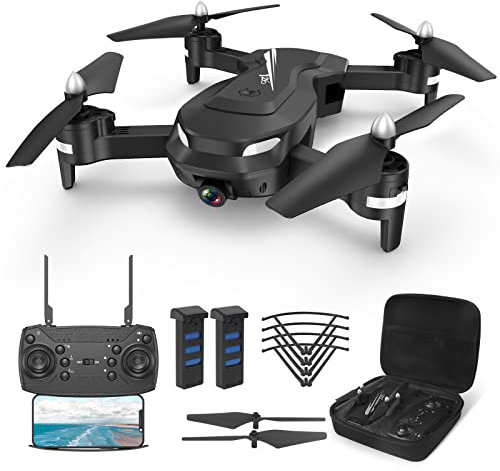 Wipkviey drone avec camera 1080P-HD - T26 drones adulte, drone enfant avec vidéo, Flip 3D, Capteur de gravité, Maintien de l'altitude, Mode sans tête