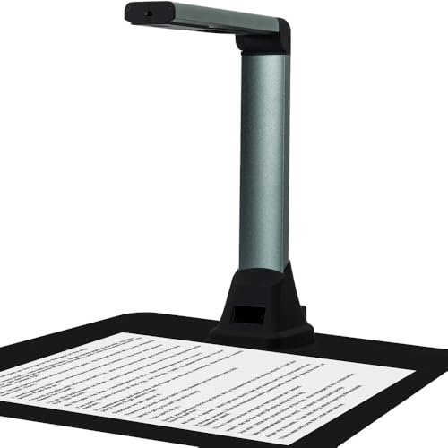 Savornest Dokumentenscanner: USB-OCR-Dokumentenkamera, mehrsprachig, HD, A4, tragbar, für Schulen, Büros, Online-Unterricht und Fernunterricht, nur für Windows