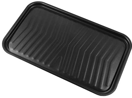 Didiseaon Non-Stick Barbecue Tray Grilling Pan Roasting Pan Microwave Safe Easy Clean