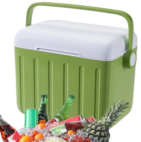 Kühlbox, tragbar, für Camping, 6 l, Kühlbox mit Eisbeutel für Camping, Reisen, Lebensmittel, Fisch, Strand, Picknick, Arbeit, Ausflug im Auto und Muttermilch
