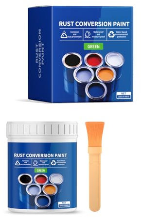 YIZITU Peinture antirouille à base d'eau 300 g avec pinceau offrant un revêtement de protection coloré et résistant aux intempéries pour surfaces métalliques et pièces automobiles