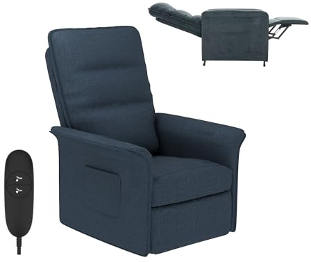 FLEXISPOT Elektrisch Relaxsessel X1, Fernsehsessel mit liegefunktion | Schlafsessel mit verstellbare Rückenlehne, Verstellbarer TV Sessel, 105°-155°verstellbare Rückenlehne, ergonomisch Dunkelgrau