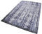 Wecon Home I Kurzflor Vintage Teppich I Silhouette I Poolside WH-10050-03 I (120 x 170 cm, Blau Silber Grau Lila)